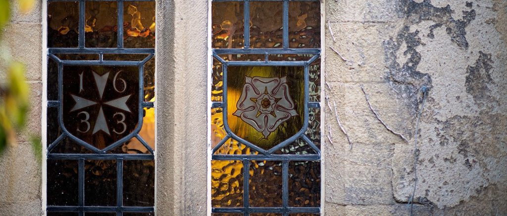 Holdsworth House stained glass windows