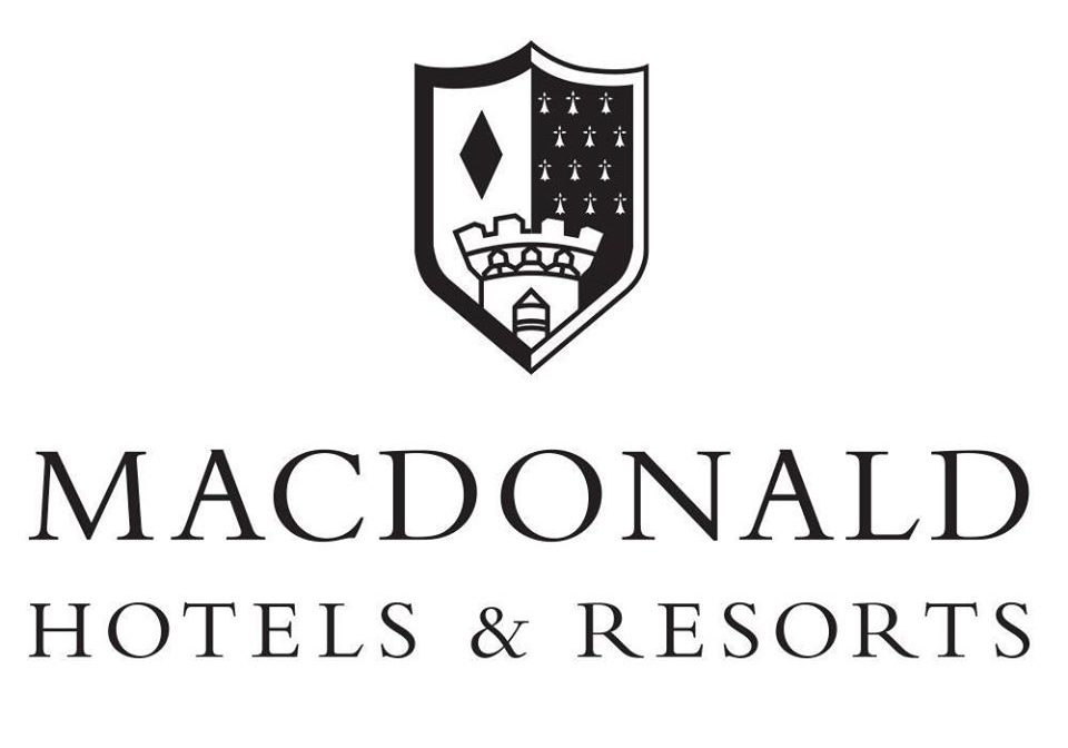 Large Macdonald Hotels logo for Hey Marketing services and clients, Yorkshire