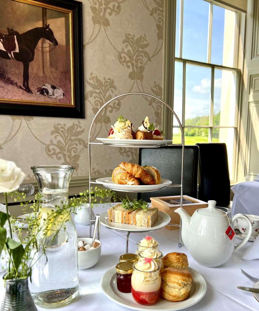 An afternoon tea at Owston hall hotel in Doncaster taken by Liz Howe at Hey Marketing to help promote afternoon teas and drive revenue