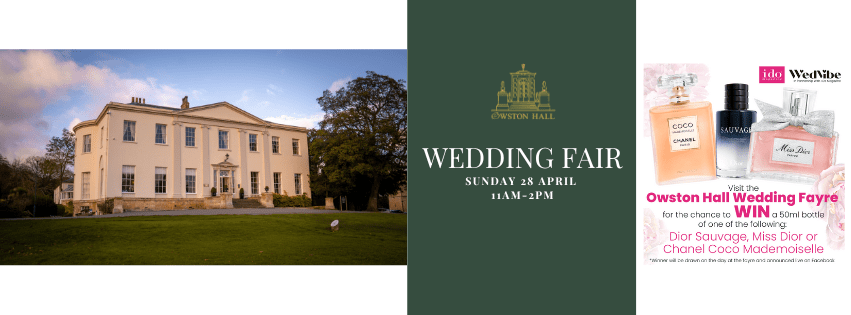 Wedding fair at Owston hall Hotel in Doncaster. Showing how social media marketing posts can boost interest